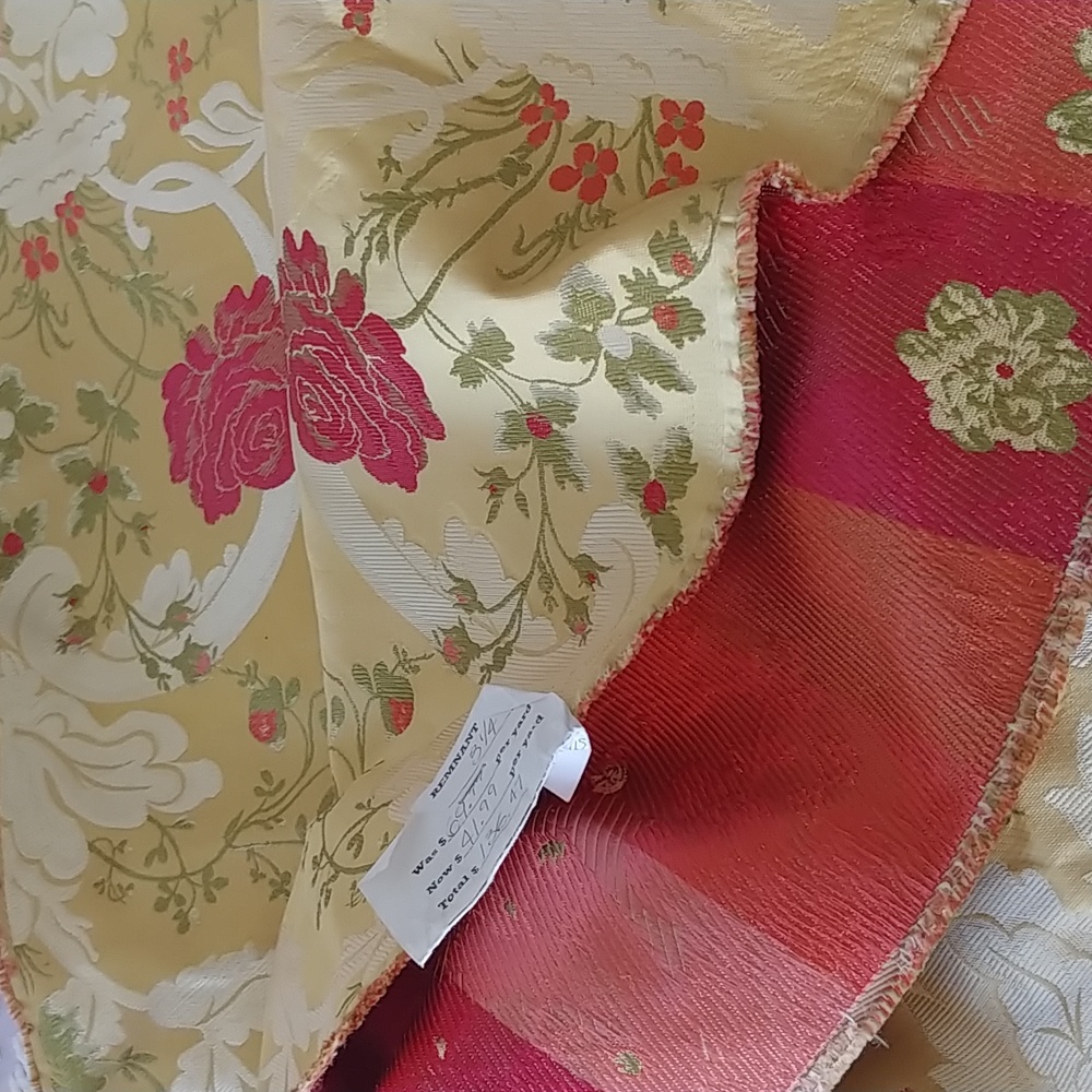 Heavy double sided tapestry fabric